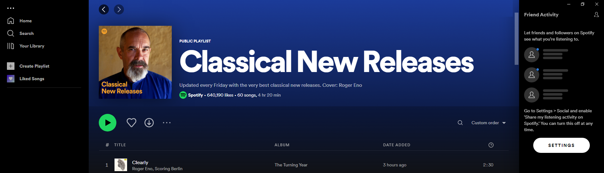 Reunion was added to Spotify's Editorial Playlist